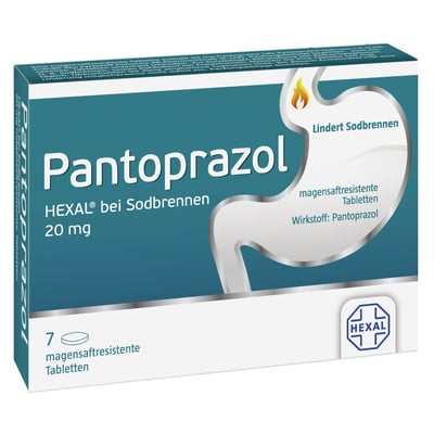 Pantoprazol HEXAL bei Sodbrennen 20 mg