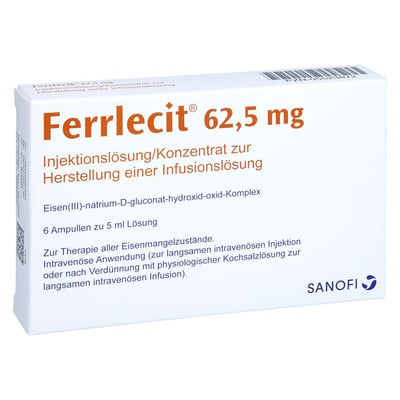 Ferrlecit 62,5 mg Produktbild 1