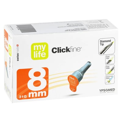 Mylife Clickfine Pen-Nadeln 8 mm Medical Technologie and Devices