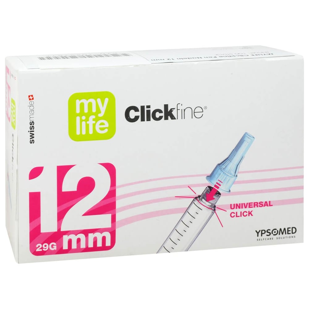 Mylife Clickfine Pen-Nadeln 12 mm