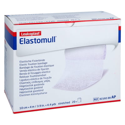 Elastomull 4mx10 cm 2102 elastisch Fixierbinde Produktbild 1