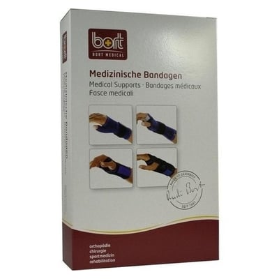 Bort Handgelenkstütze m.Aluschiene re.S schwarz