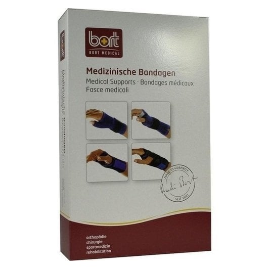 Bort Handgelenkstütze m.Aluschiene re.S schwarz