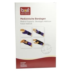 Bort Handgelenkstütze m.Aluschiene re.M schwarz