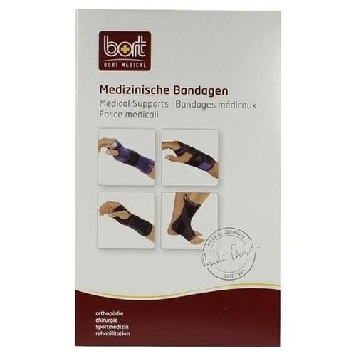 Bort Handgelenkstütze m.Aluschiene li.M schwarz