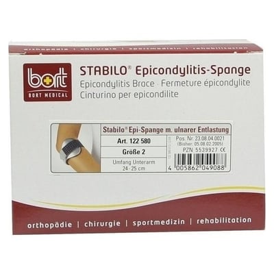 Bort Stabilo Epicondylitis Spange Gr.2 grau