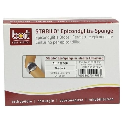 Bort Stabilo Epicondylitis Spange Größe 2 grau Produktbild 1