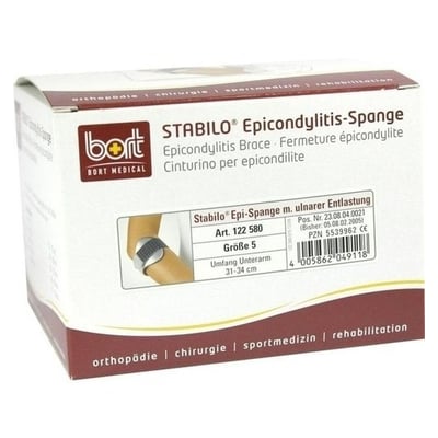 Bort Stabilo Epicondylitis Spange Gr.5 grau