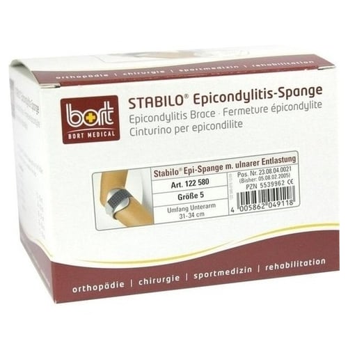Bort Stabilo Epicondylitis Spange Gr.5 grau