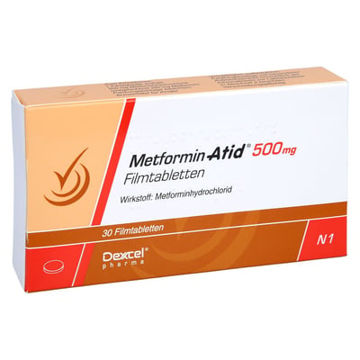 Metformin Atid 500 mg Produktbild 1