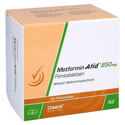 Metformin Atid 850 mg Produktbild 1