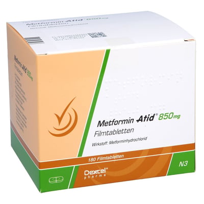 Metformin Atid 850 mg Produktbild 1