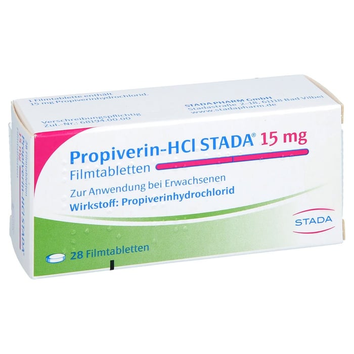 Propiverin-HCL STADA 15mg