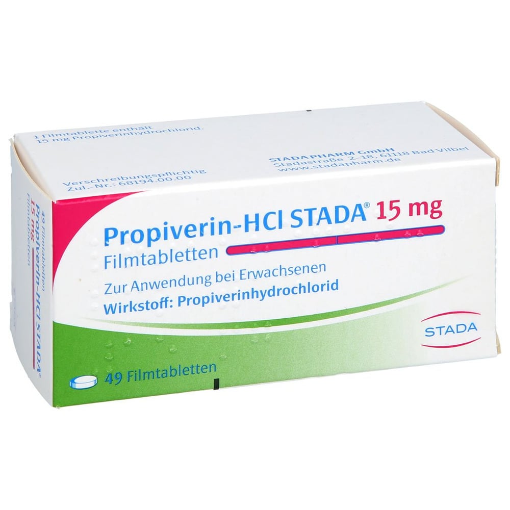 Propiverin-HCL STADA 15 mg