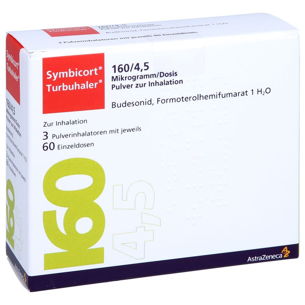 Symbicort Turbuhaler 160/4,5 Mikrogramm/Dosis