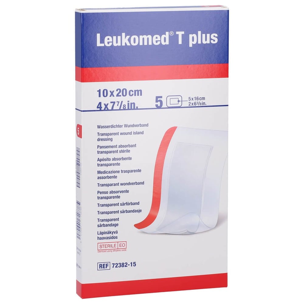 Leukomed transp.plus sterile Pflaster 10x20 cm