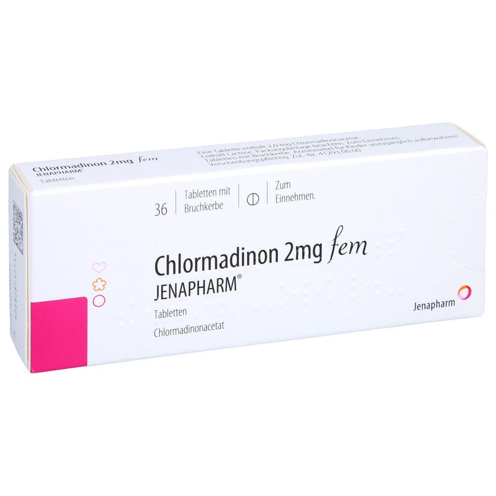 Chlormadinon 2mg fem JENAPHARM