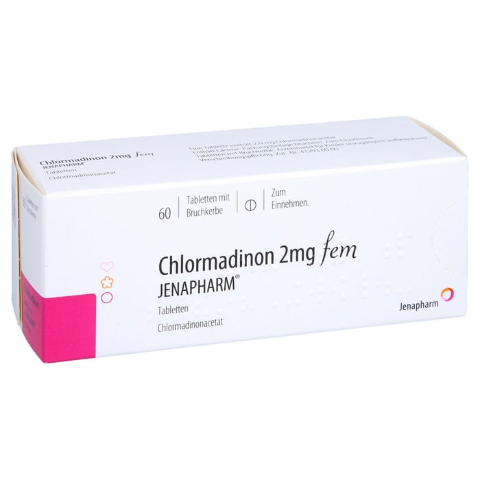 Chlormadinon 2mg fem JENAPHARM
