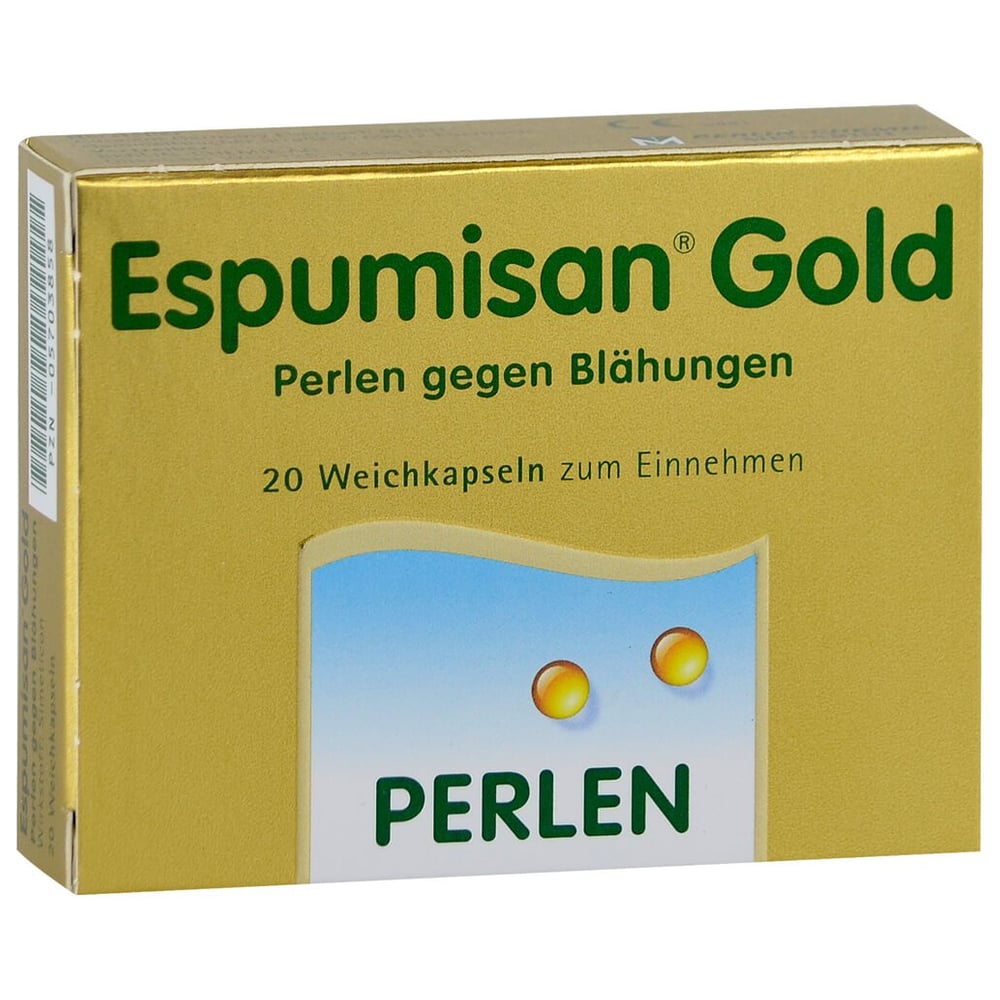 Espumisan Gold Perlen gegen Blähungen