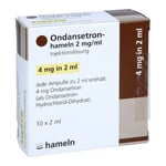 Ondansetron-hameln 2 mg/ml Injektionslösung Produktbild 1