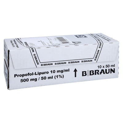 PROPOFOL Lipuro 1% 10mg/ml Emuls.z.Inj.o.Inf.Dsfl.