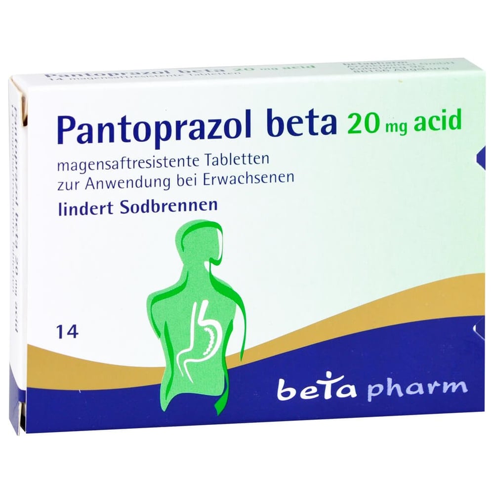 Pantoprazol beta 20 mg acid