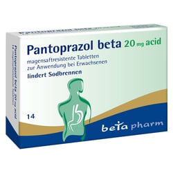 Pantoprazol beta 20 mg acid