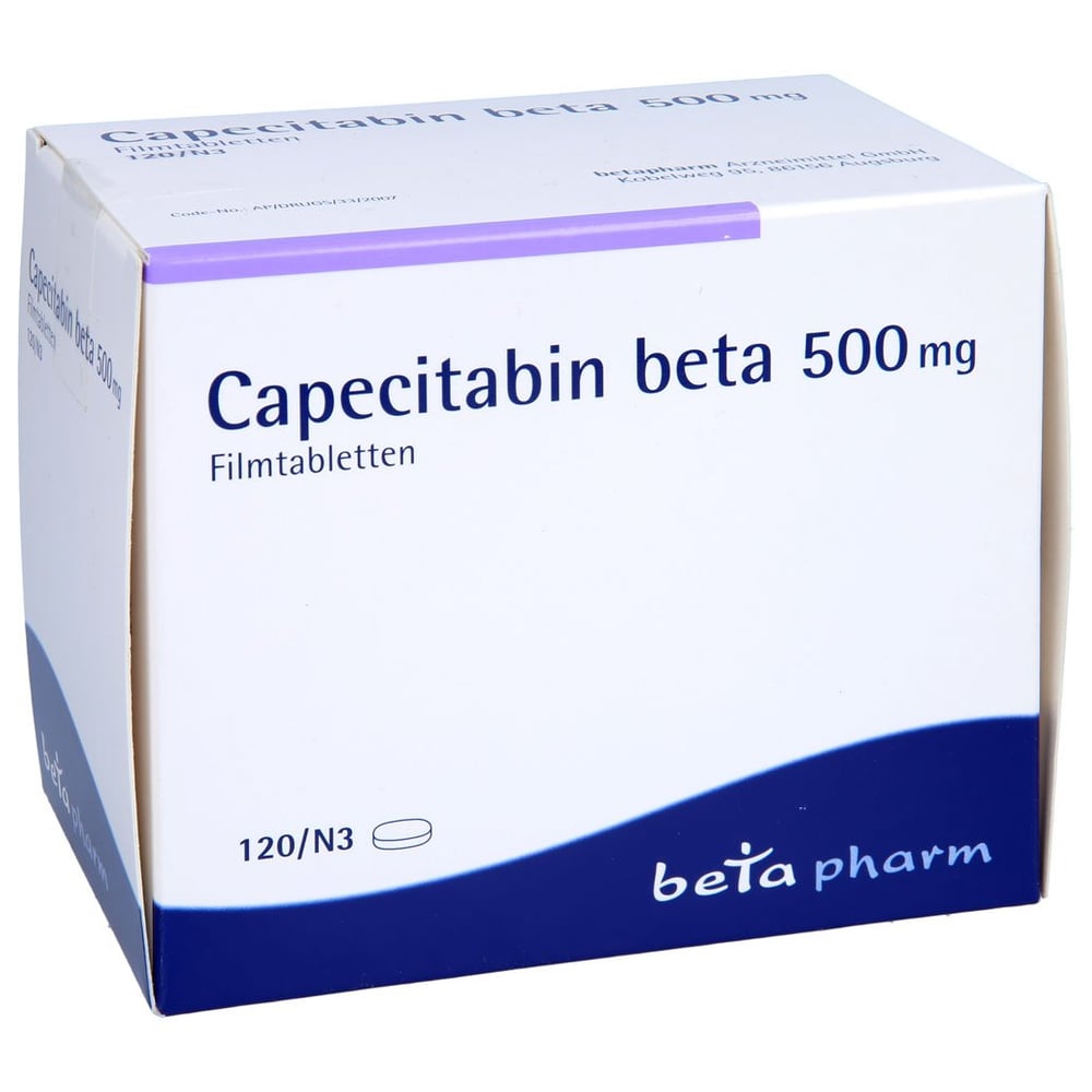 Capecitabin beta 500 mg