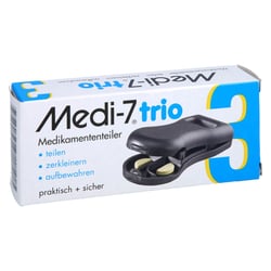 Medi-7 trio Tablettenteiler grau