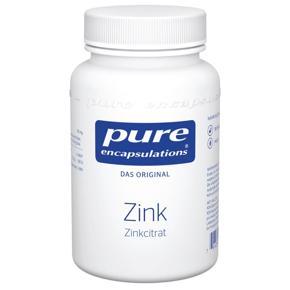 Pure Encapsulations Zink Zinkcitrat Kapseln