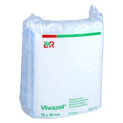 Vliwazell Kompressen 15x20 cm unsteril
