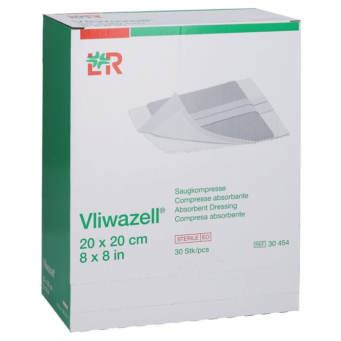 Vliwazell Kompressen 20x20cm steril