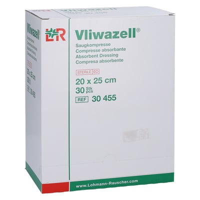 Vliwazell Kompressen 20x25 cm steril