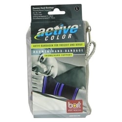 Bort ActiveColor Daumen Hand Band.L schwarz