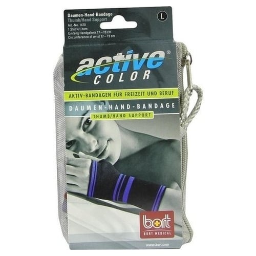 Bort ActiveColor Daumen Hand Band.L schwarz
