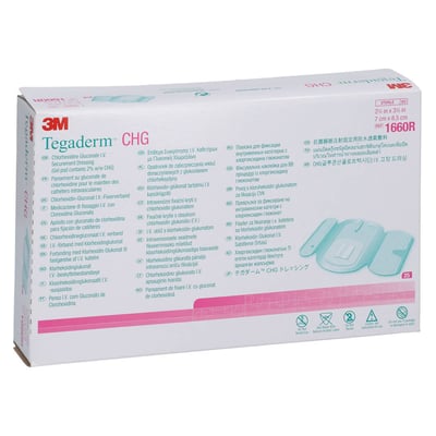 Tegaderm CHG 3M IV Fixierverband 7,0x8,5 cm