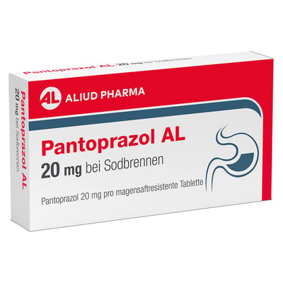 Pantoprazol AL 20 mg bei Sodbrennen Produktbild 1
