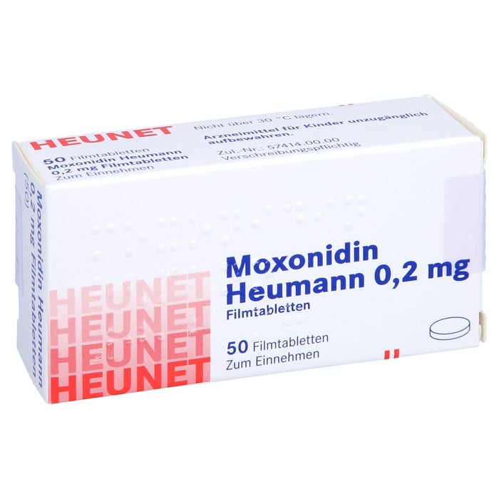 Moxonidin Heumann 0,2mg Heunet