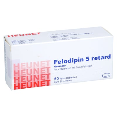 Felodipin 5 retard Heumann Heunet