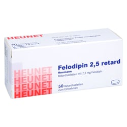 Felodipin 2,5 retard Heumann Heunet