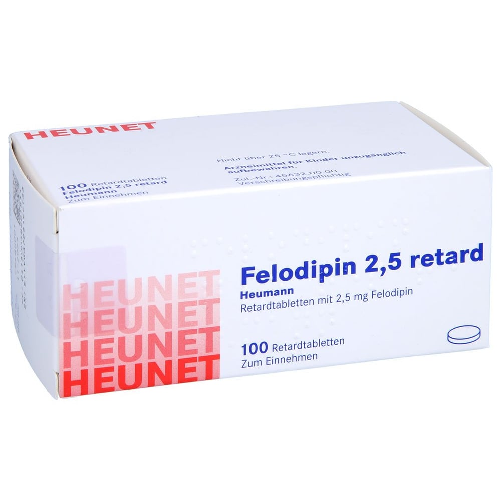 Felodipin 2,5 retard Heumann Heunet