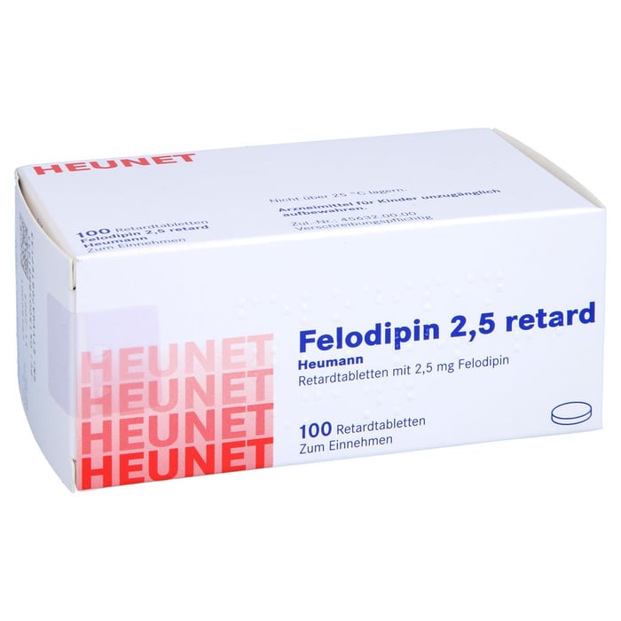 Felodipin 2,5 retard Heumann Heunet