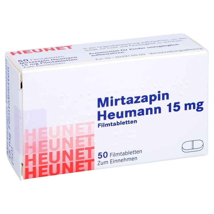 Mirtazapin Heumann 15mg Heunet
