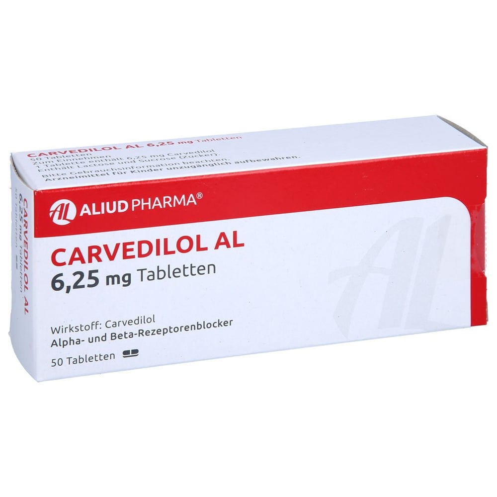 Carvedilol AL 6,25 mg