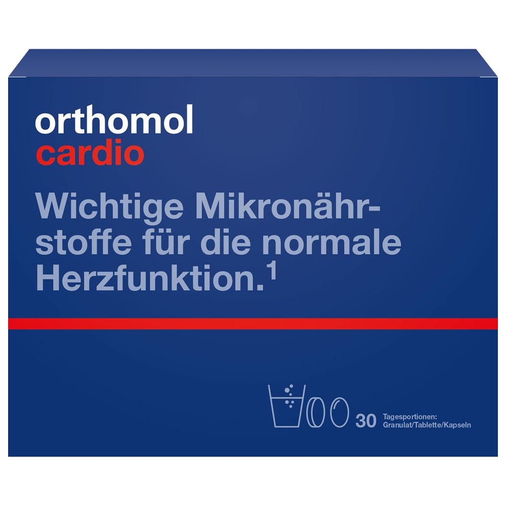 Orthomol Cardio Granulat/Tablette/Kapseln