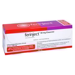 Ferinject 50mg Eisen/ml Injektions-/Infusionslsg.