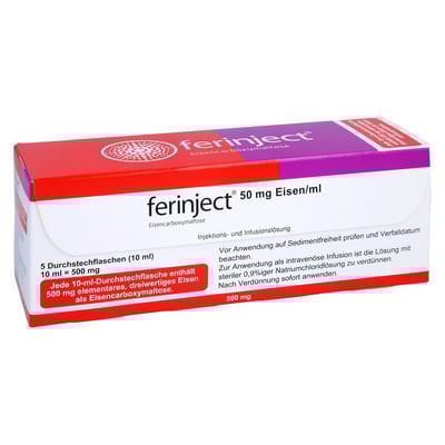 Ferinject 50mg Eisen/ml Injektions-/Infusionslsg.