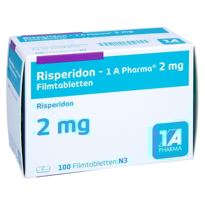 Risperidon - 1 A Pharma 2mg Filmtabletten