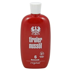 Tiroler Nussöl original Sonnenöl Wasserfest LSF 6