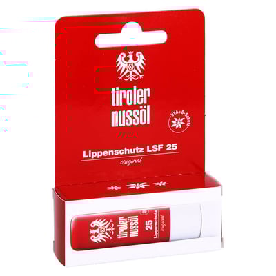 Tiroler Nussöl original Lippenschutz LSF25